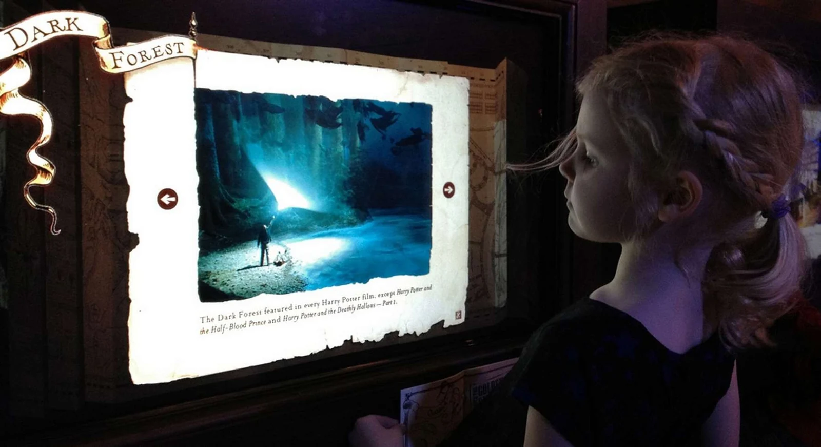 Visitor interface for making an audiovisual story